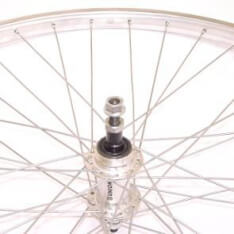 Ruota posteriore Roland 28 fissa fissa alu as26 argento zink spk