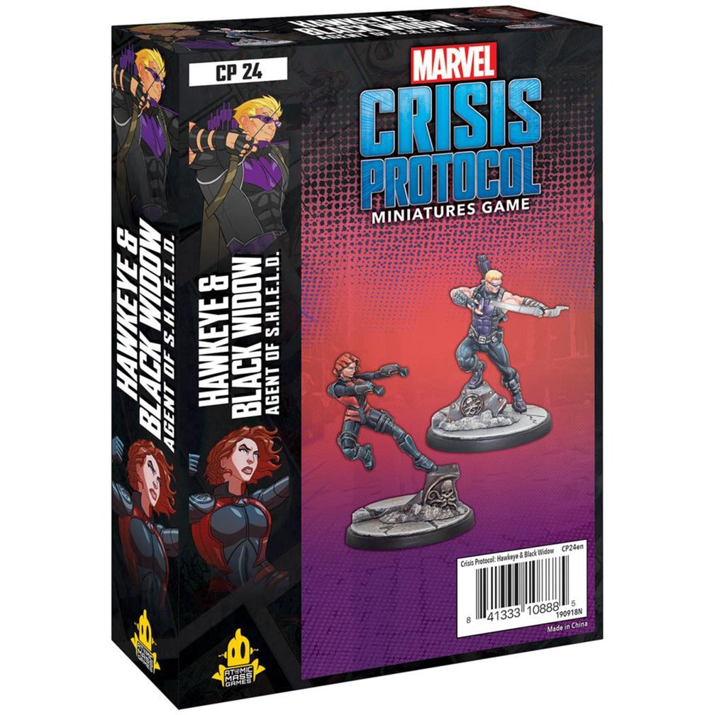 Asmodee Crisis Protocol: Hawkeye in Black Widow