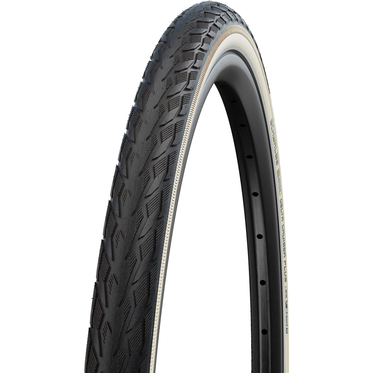 Schwalbe Tire 28-1.10 (28-622) Delta Cruiser Plus ZW. bianco +r