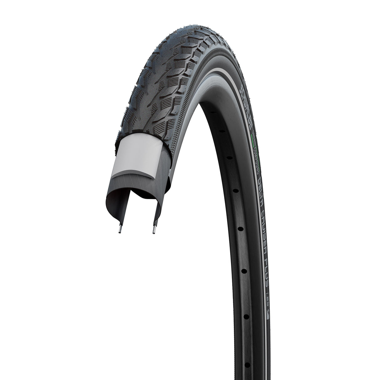Schwalbe Tire 24x1 3 8 37-540 Delta Plus Cruiser Reflex