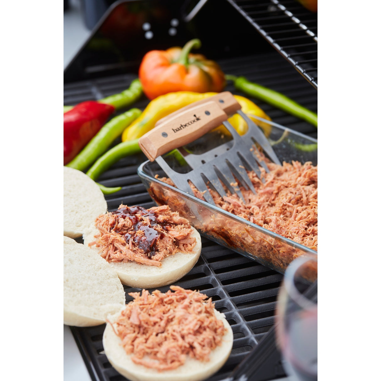 Barbecook set van 2 meat claws