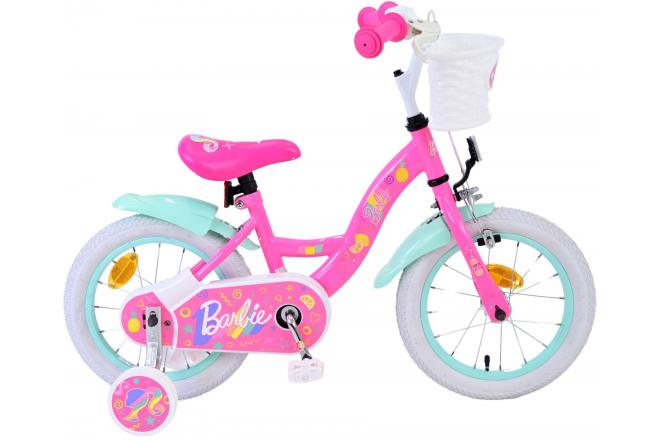 Dětské kolo Barbie - dívky - 14 palců - růžová