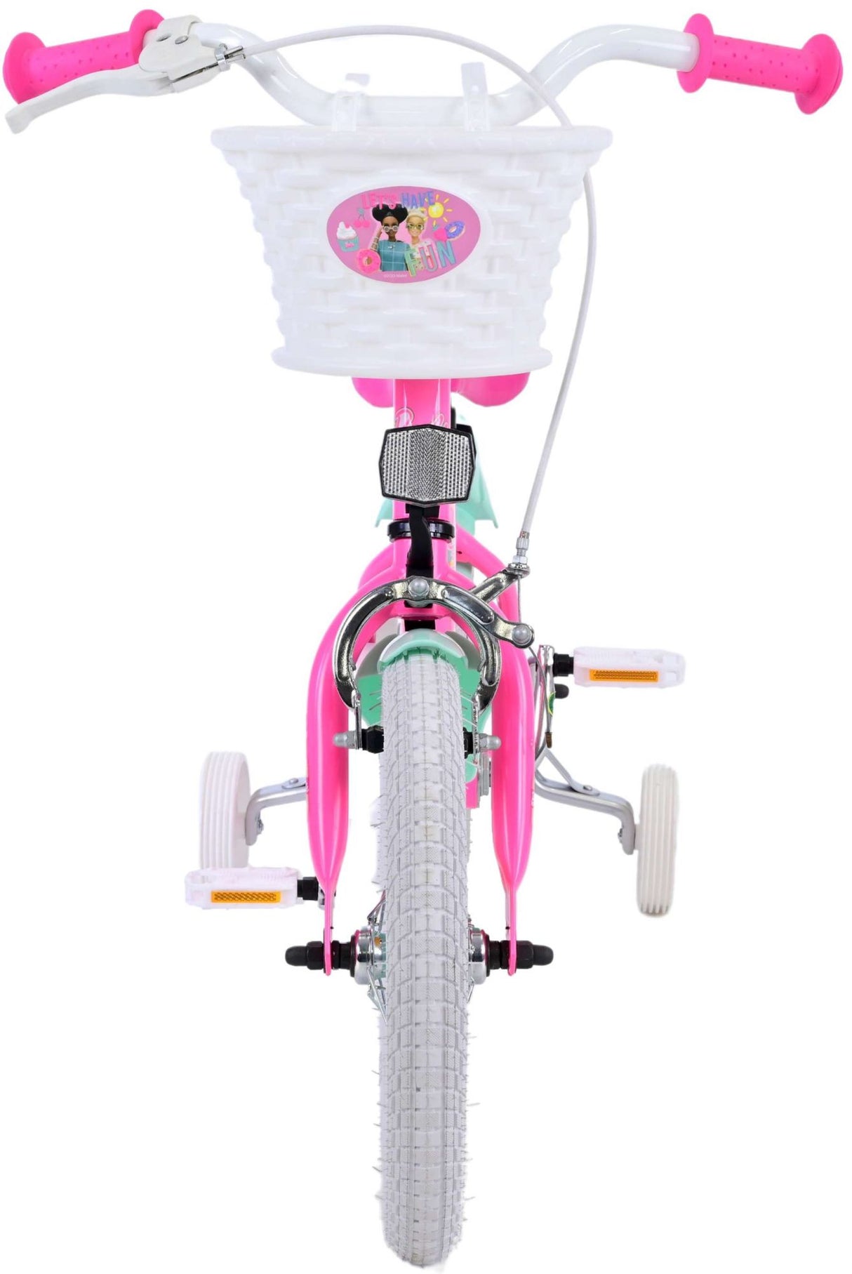 Dětské kolo Barbie - dívky - 14 palců - růžová