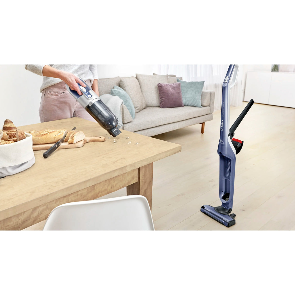 BOCHE Serie 4 Wireless Stahl Vakuum Cleaner Flexxo Gen2 28.VM