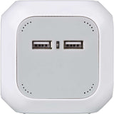 Brennenstuhl alea-kraft 2xusb-charger + plug 4-time