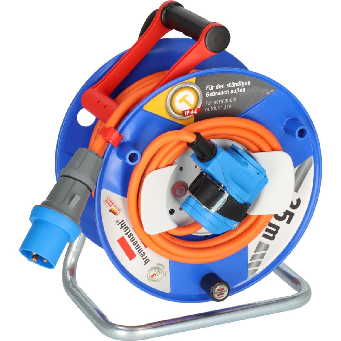 Brennenstuhl Cee-Cable Cívka s 23+2M RN kabelem v oranžové