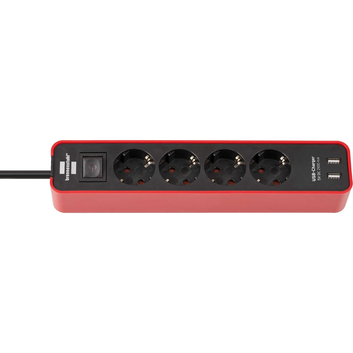 Brennenstuhl Ecolor Socket 4 veces + 2x USB