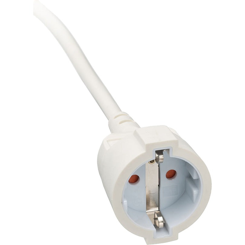 Cordón de extensión de plástico de calidad Brennenstuhl con una mancha plana