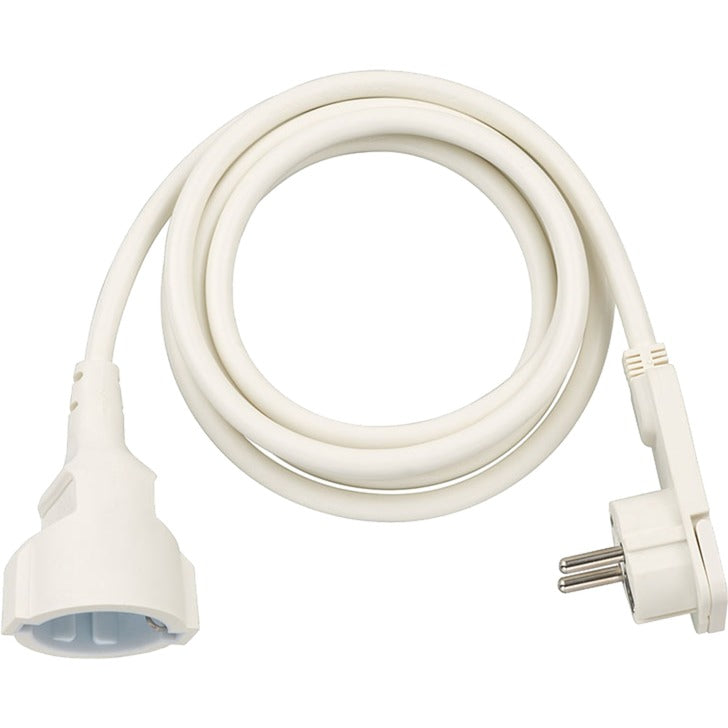 Cordón de extensión de plástico de calidad Brennenstuhl con una mancha plana