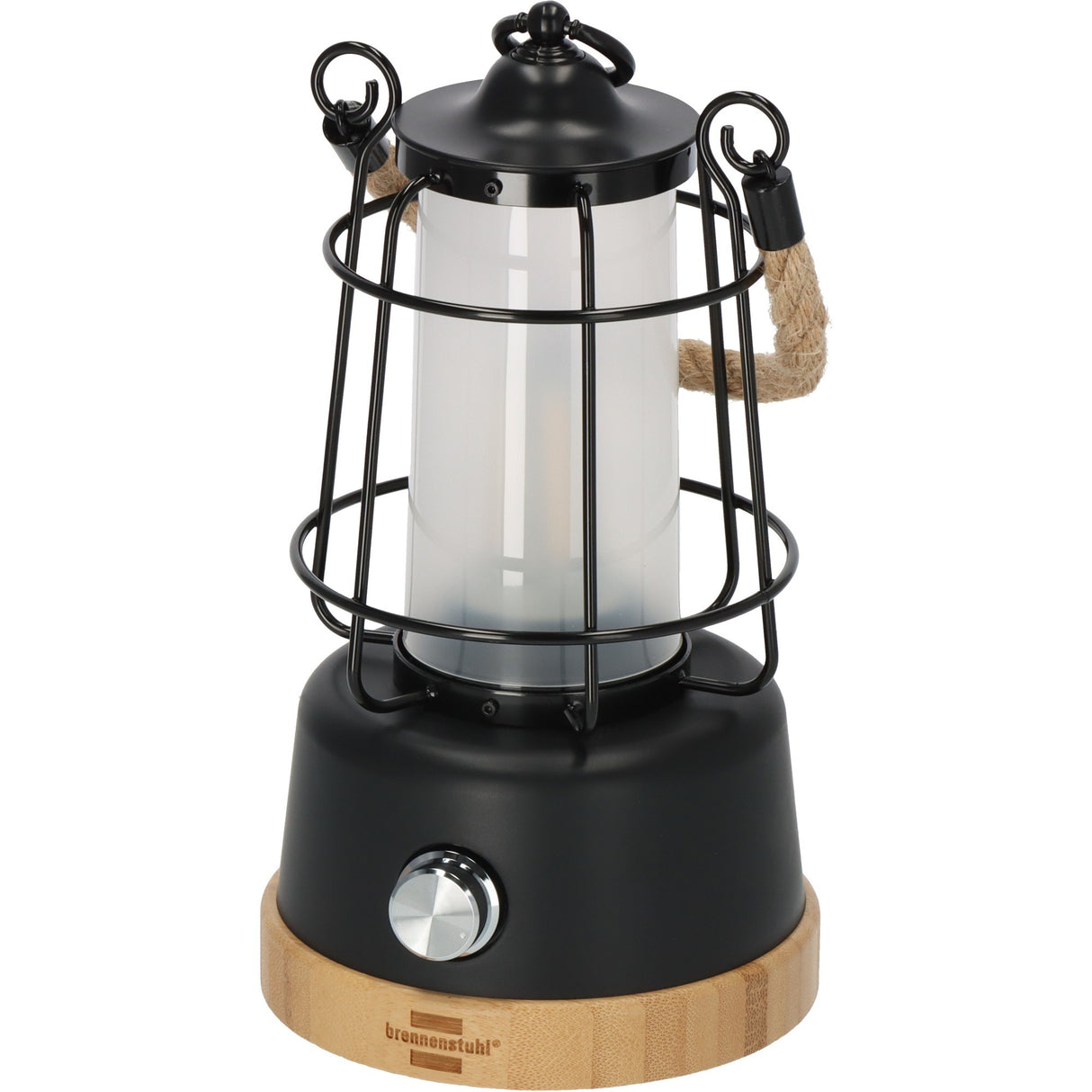 BrennenStuhl Rechargeable Camping Lamp CAL 1 with Hemp Rope and BAM