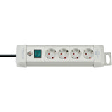 Brennenstuhl Premium Line 4 veces con el interruptor 1