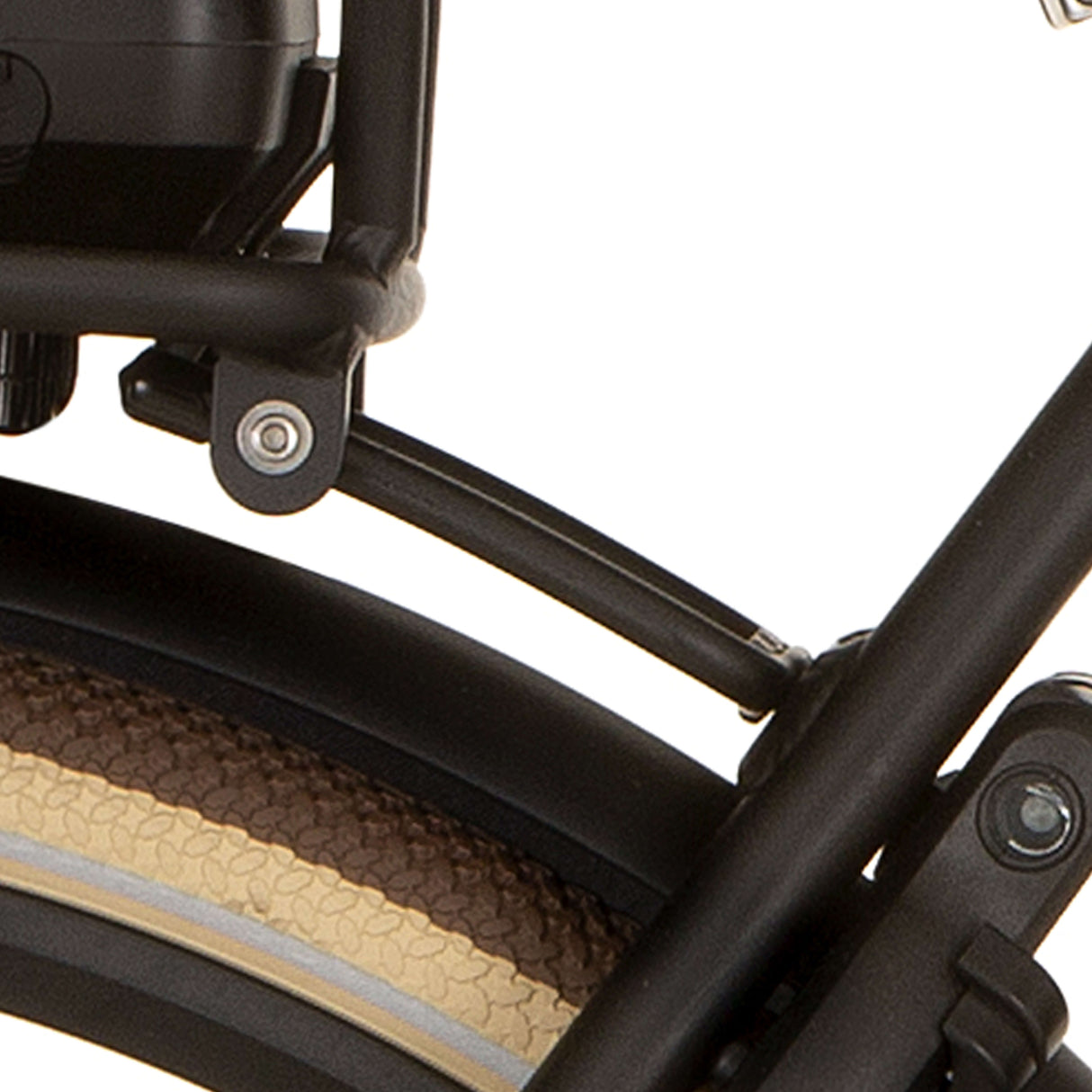 Cortina Achterdrager Bracket 130 mm Bafang Jet Black Matt