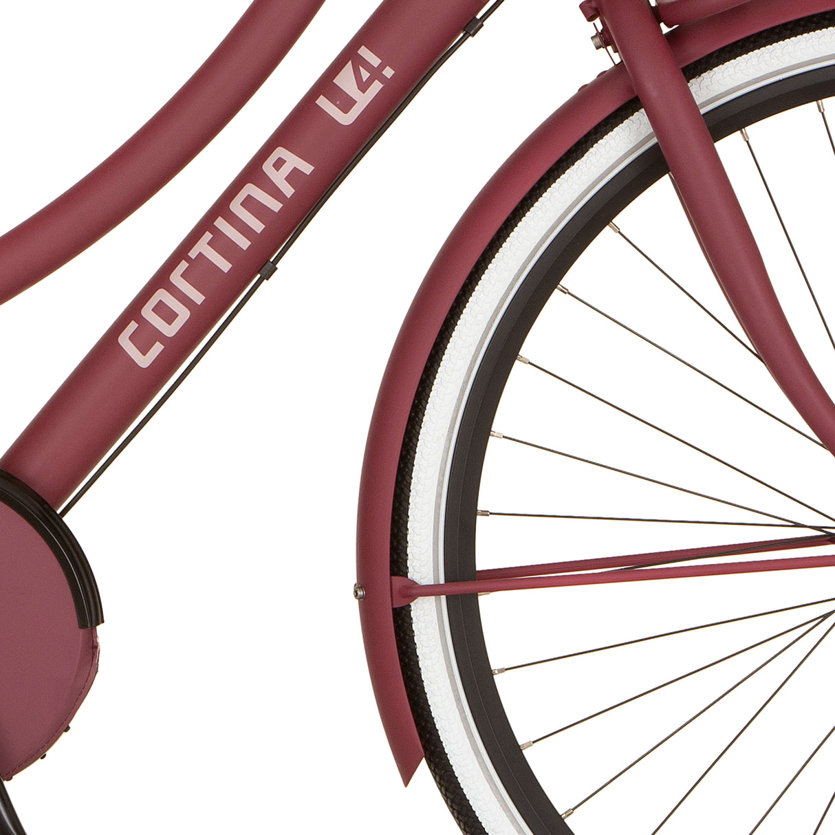 Cortina fender for 28 U4 Raspberry Matt