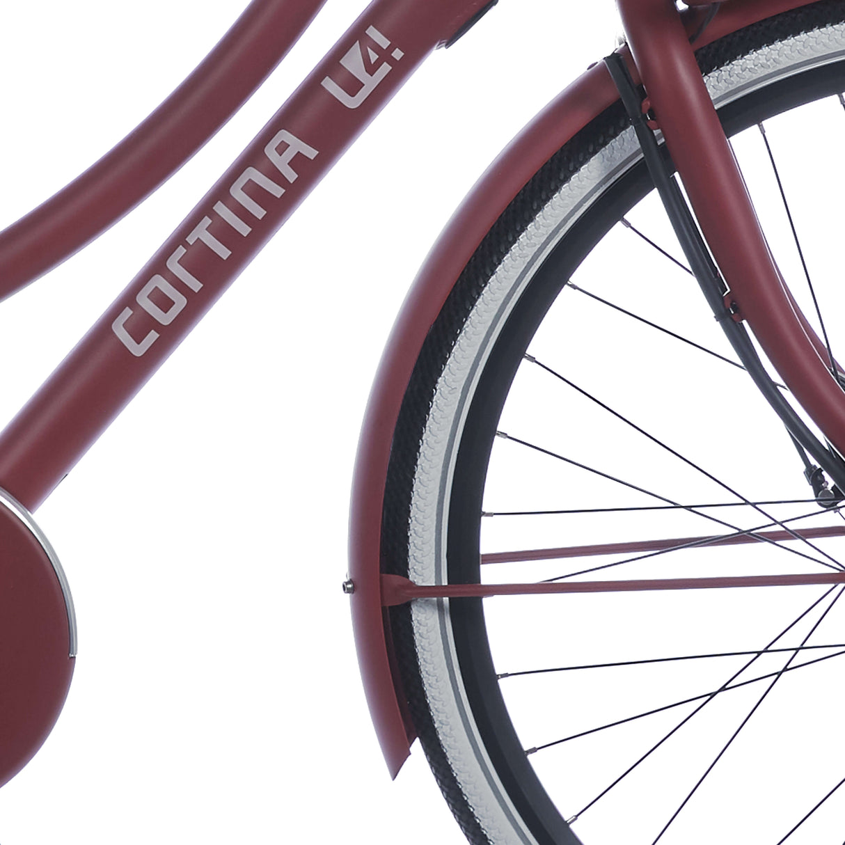 Cortina fender for 28 E-U4 Raspberry Matt