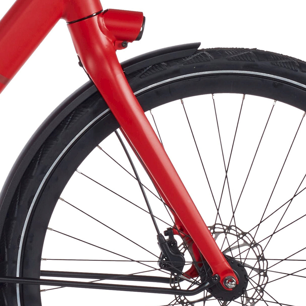 Cortina fork E-Lett Traffic Red Matt