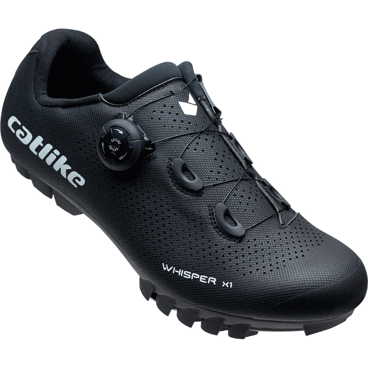 Buzaglo catligh mtb sko hvisker x1 mtb nylon størrelse 39 sort