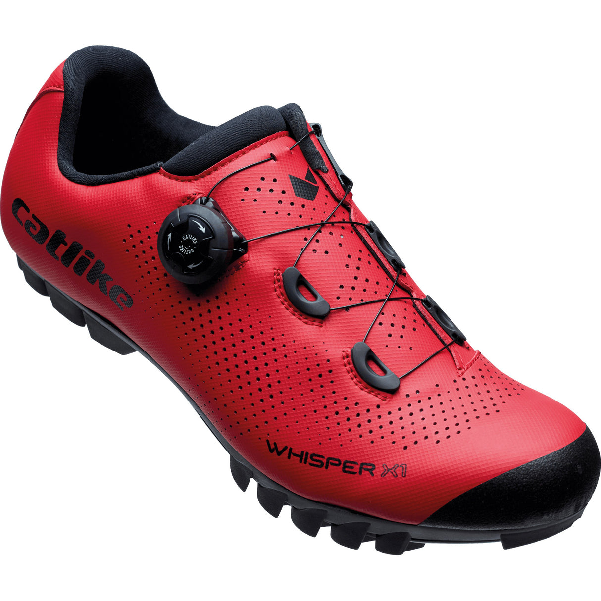BUZAGLO CAT Like MTB Buty Whisper x1 MTB nylon rozmiar 41 czerwony