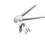 Union DeRailleurpad GH-051 con ajuste de tornillo M4X0.7 + M3X0.5
