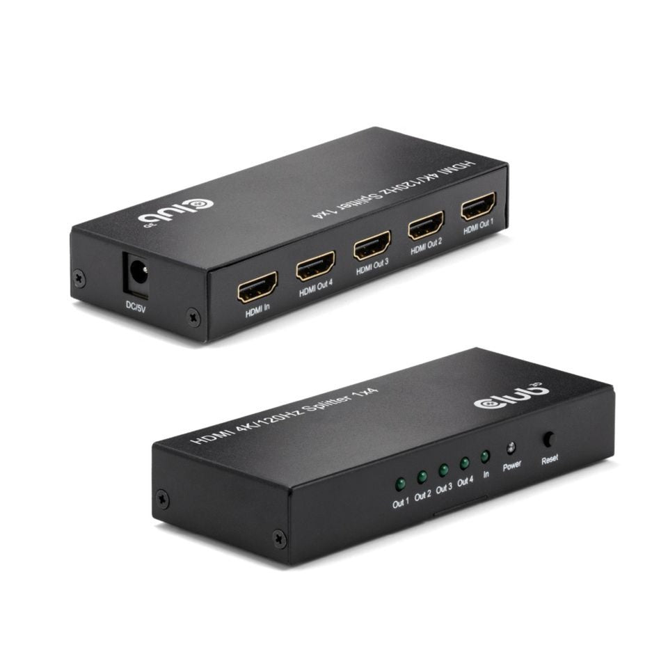 Club 3D HDMI Splitter 1x> 4x HDMI 4K 12k 12k 12k
