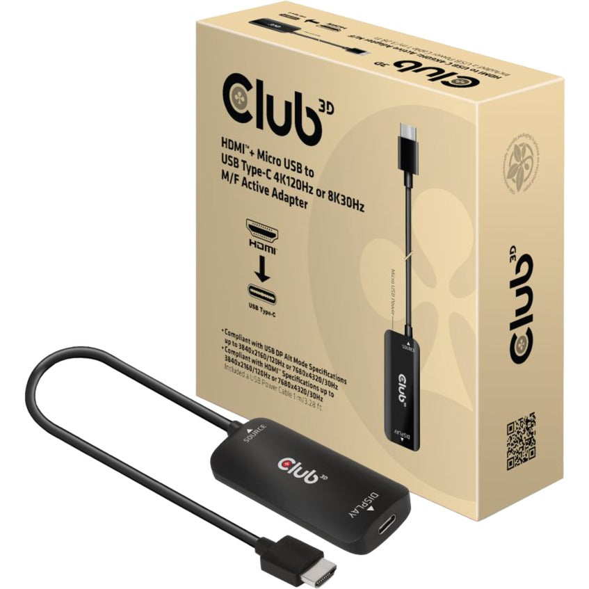 Club 3D HDMI+ Micro USB do USB-C