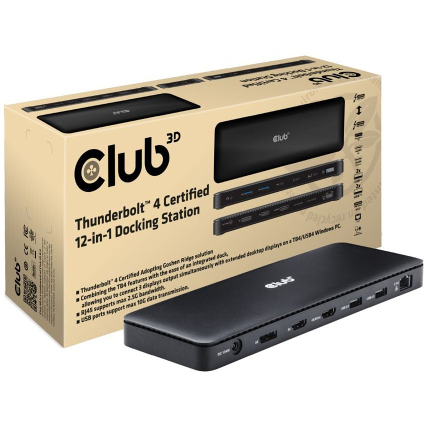 Club 3d Thunderbolt 4 Dock 12-in-1