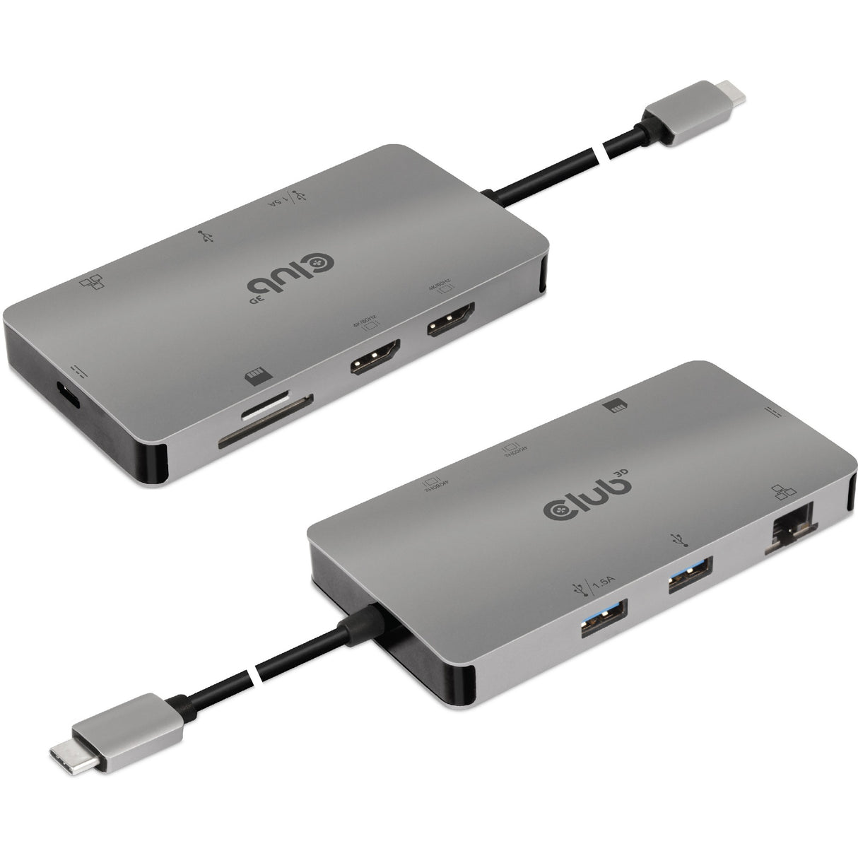Club 3D USB 3.2 Gen1 Type-C 8-en-1 hub