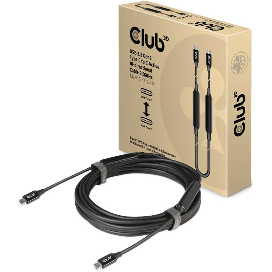 Club 3D USB-C 3.2 Gen2> USB-C Active BI-Directional