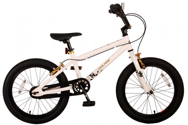 Volare Cool Rider Kinderfiets - Boys - 18 palců - bílá - 95% sestavena - Prime Collection