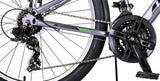Bicicleta para niños Volare Cross - Niños - 24 pulgadas - gris - 18 engranajes - Dos frenos de mano