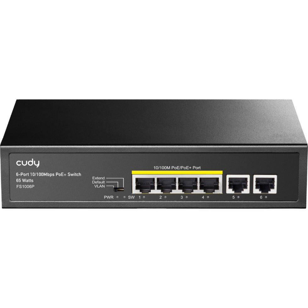 Cudy 6-port 10 100m Poe + commutateur