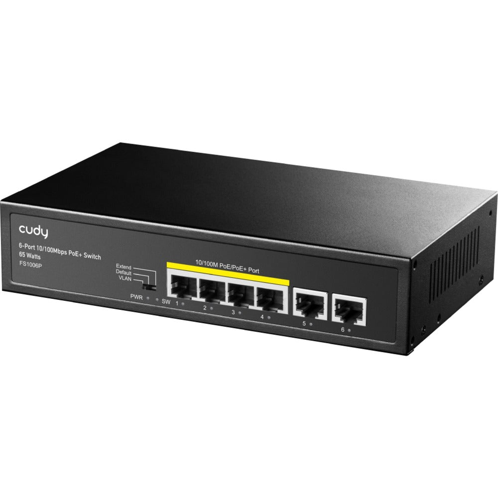 Cudy 6-port 10 100m Poe + commutateur