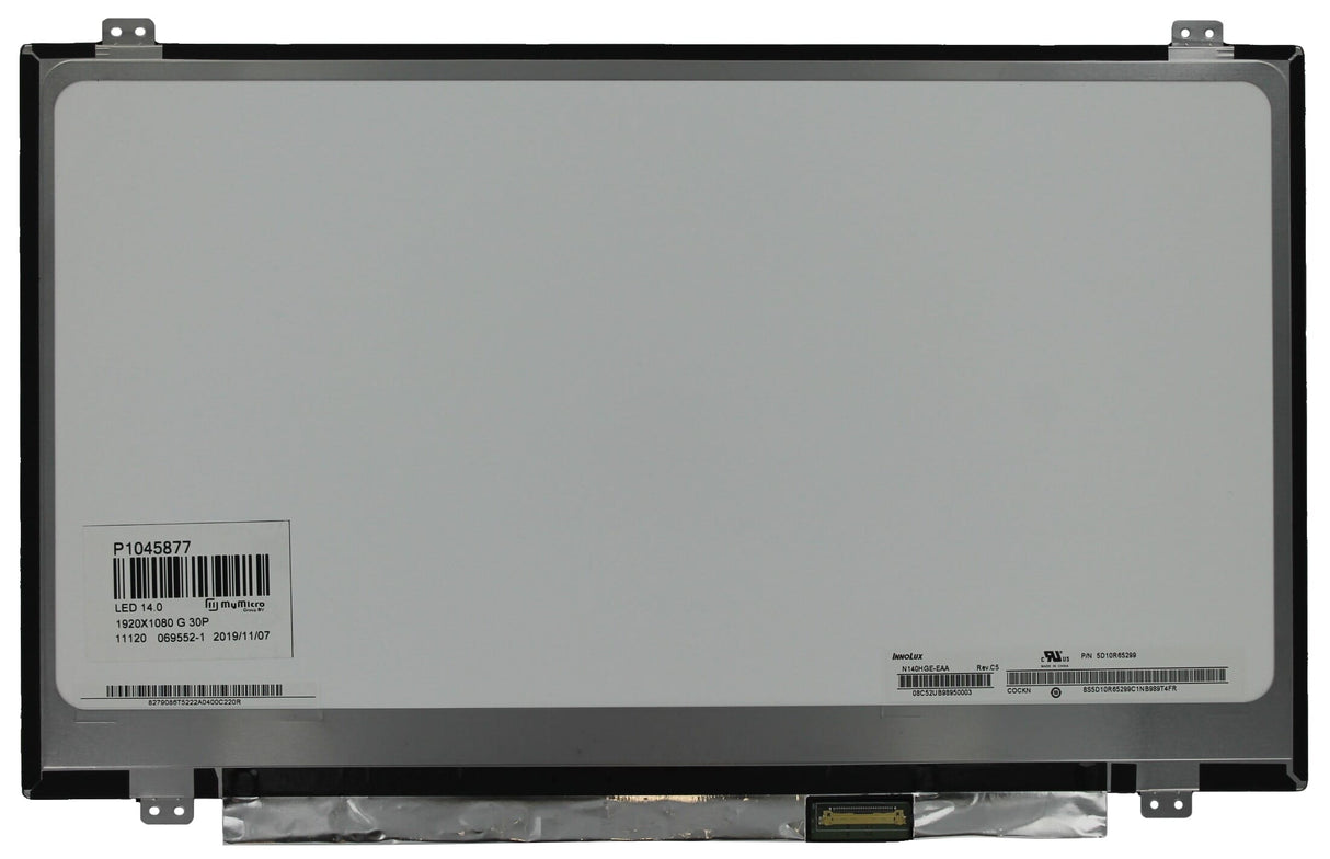 Écran LCD OEM 14,0 pouces 1920x1080 MAT 30pin EDP