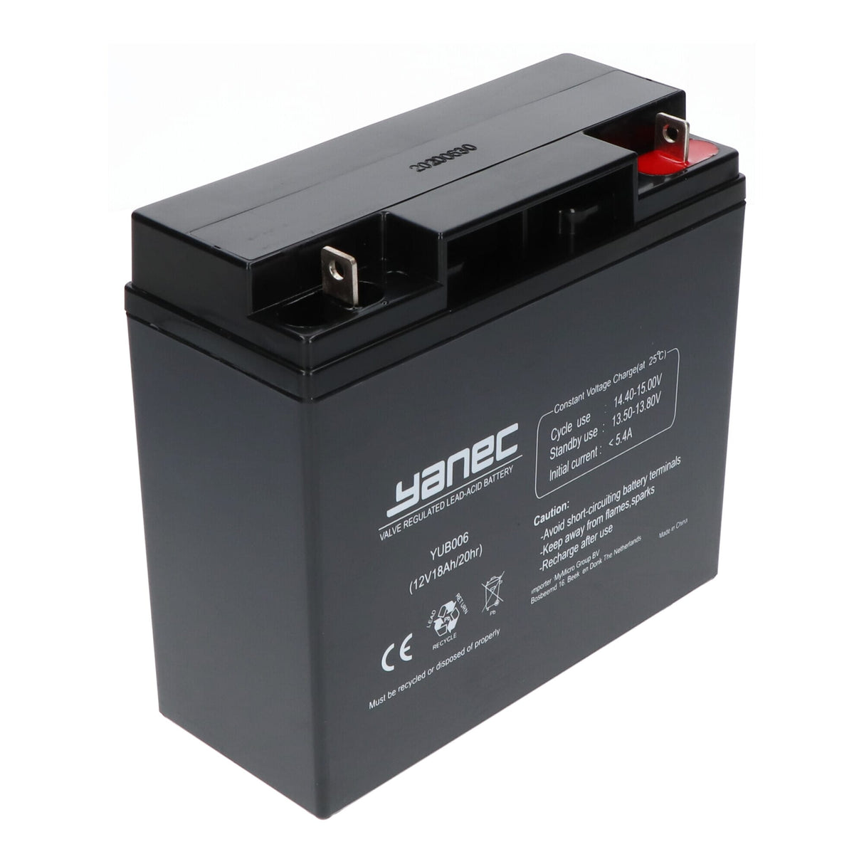 Yanec blybatteri 12v 18Ah