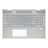 HP Laptop Keyboard Qwerty US + Top Cover - Silver