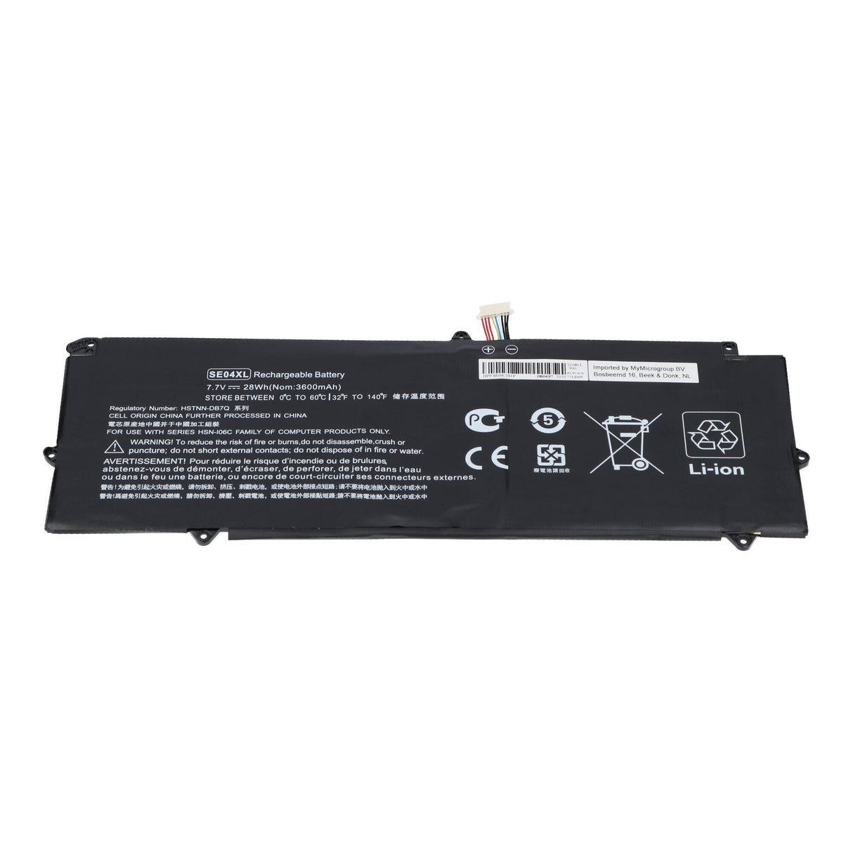 Náhradní notebook baterie 3450 mAh