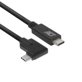 Act usb 3.2 gen1 aansluitkabel c male - c male (haaks) 2m
