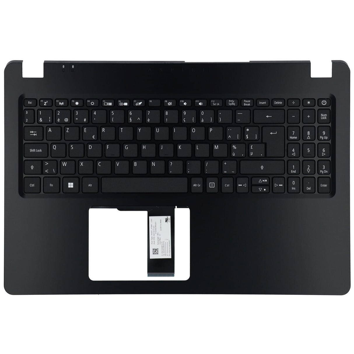 ACER Prenosnik tipkovnice Azerty Be + Top Cover - Black