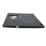 Acer laptop toetsenbord qwerty us + top cover, bl - zwart