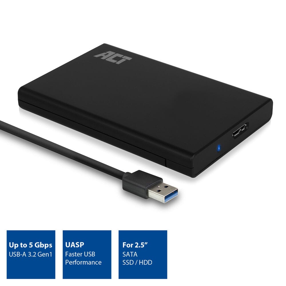 Act 2.5 inch SATA hard disk housing USB 3.2 Gen1