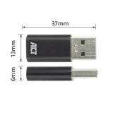 Act usb-a male to usb-c female adapter