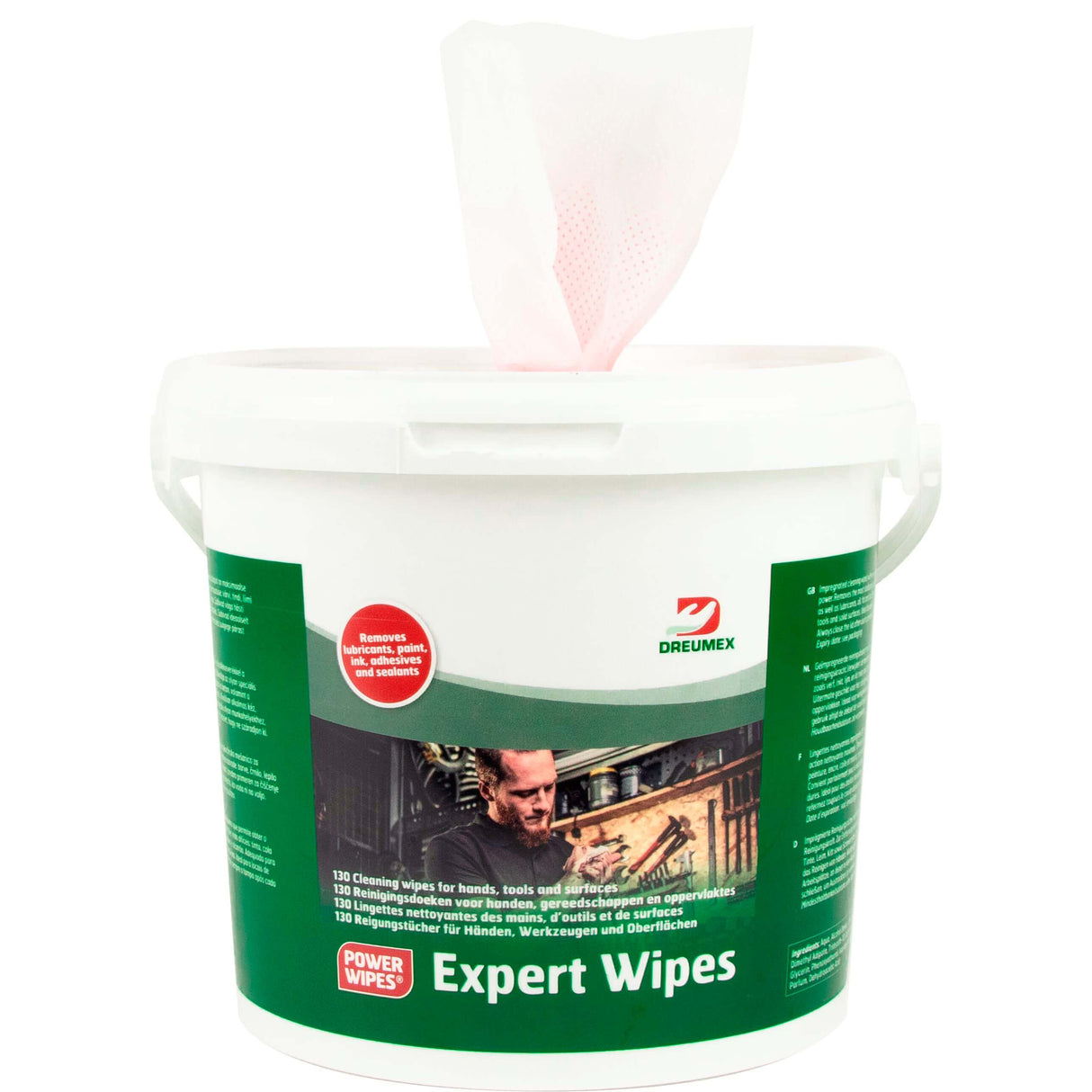 Drehumex Botzen Stoff Expert Wipes (emmer en 130 PCs)