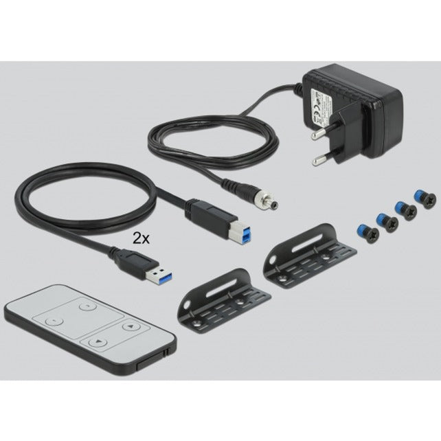 Delock Displayport 1,4 kVm Switch 8k 30Hz s USB 3.0 a
