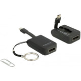 DeLOCK USB-C > DisplayPort adapter sleutelhanger