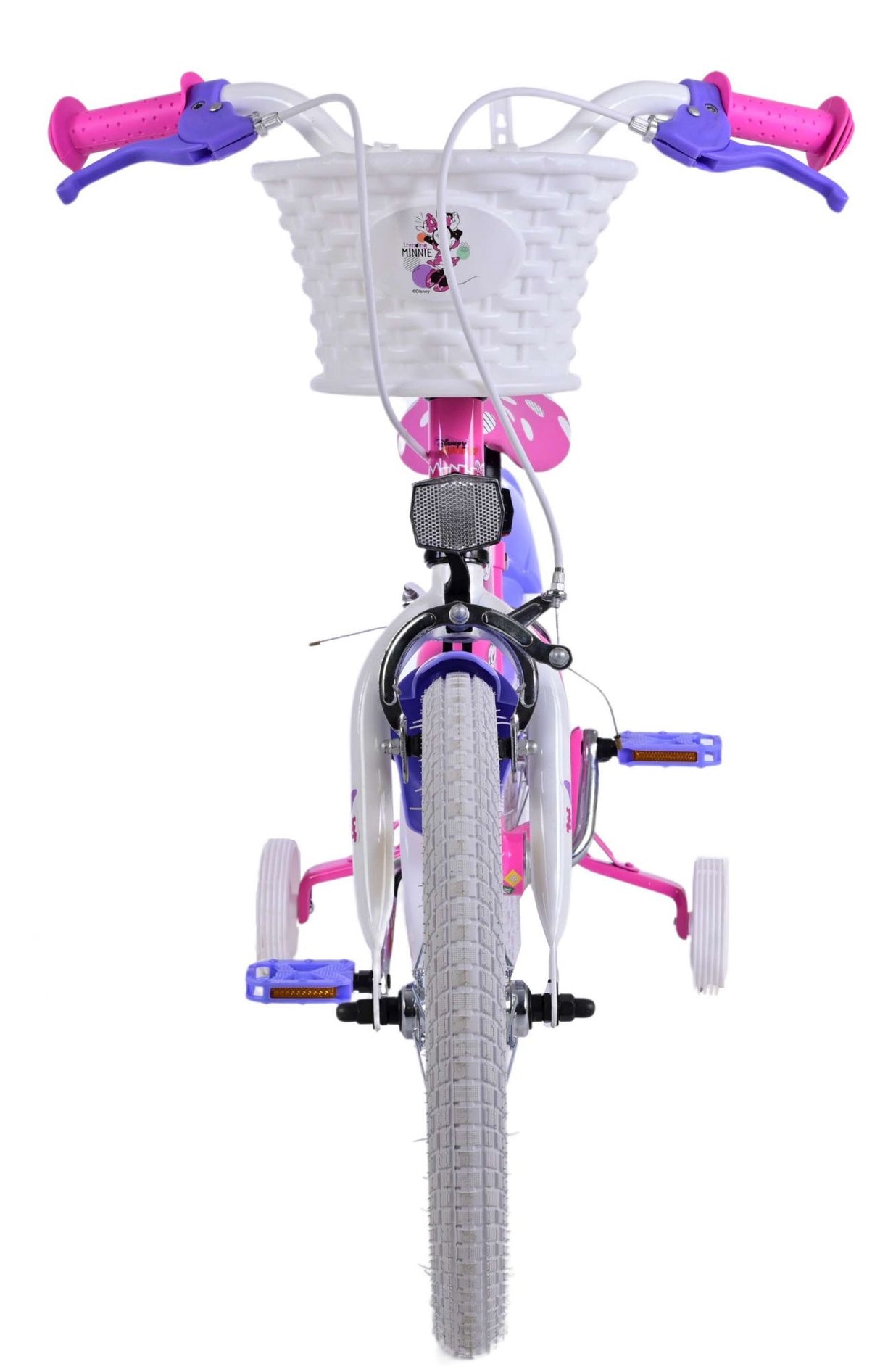 Disney Minnie Børns cykelpiger 16 tommer lyserøde to håndbremser