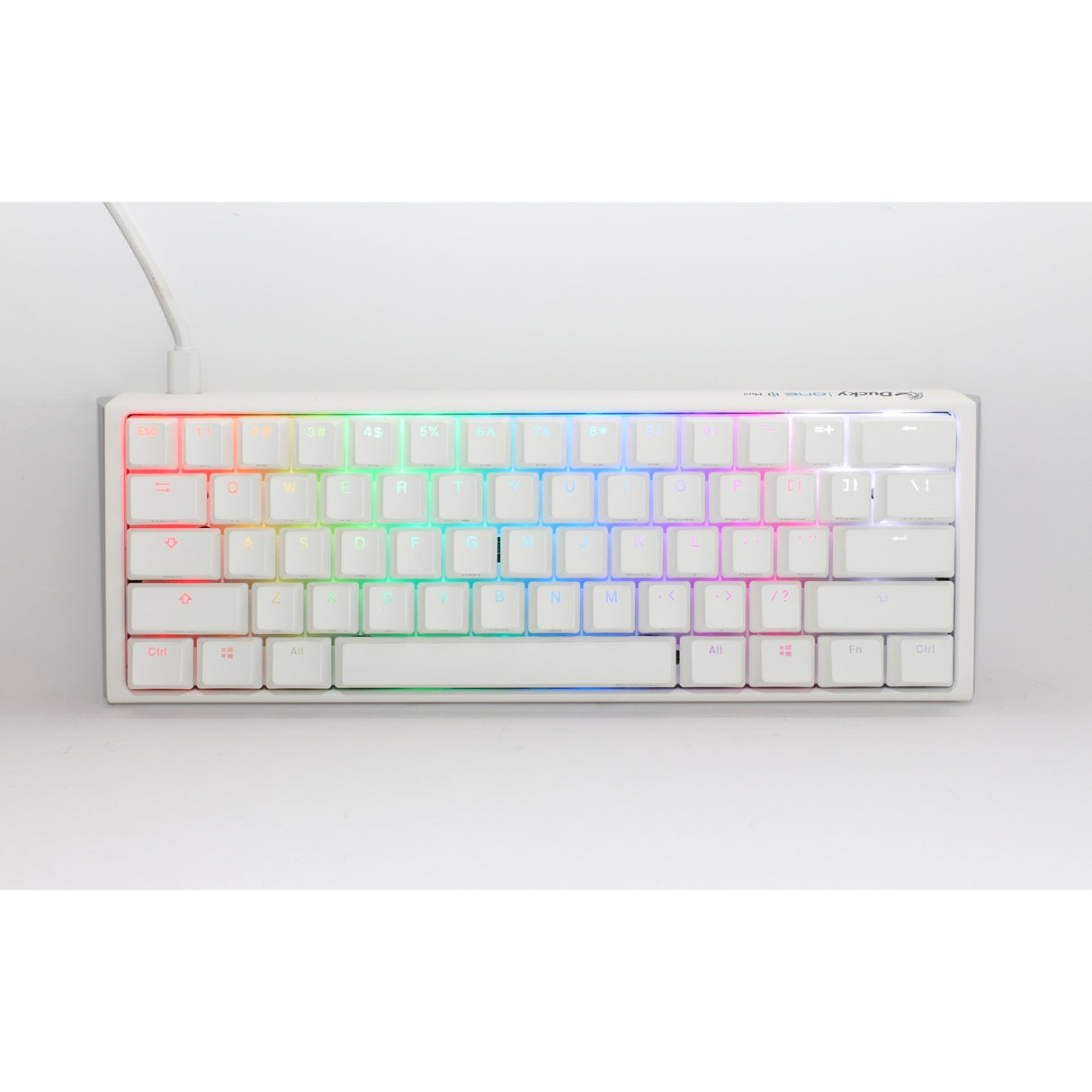 Ducky One 3 czyste białe mini