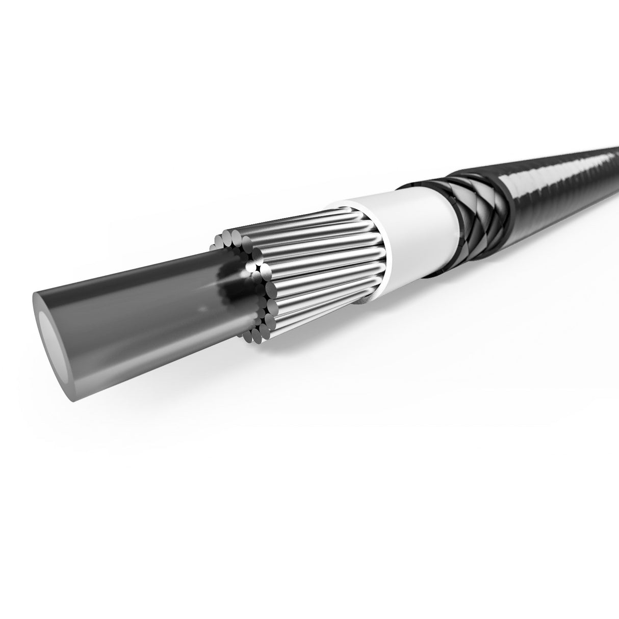 Cavo esterno Elvedes intrecciato Ø4.1 Ultra Light 30m Nero