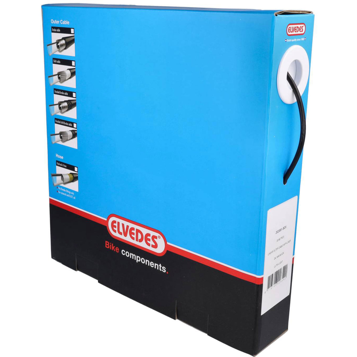 Cavo esterno Elvedes intrecciato Ø4.1 Ultra Light 30m Nero
