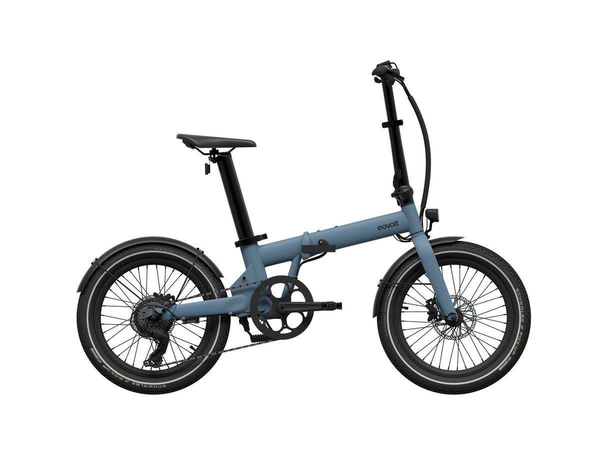 Vélo pliant électrique eovolt après-midi 20 origines v3 bleu