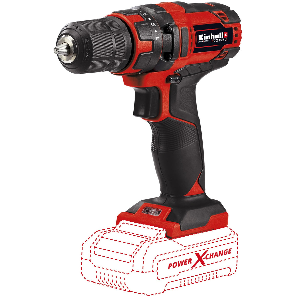 Einhell Battery Drill skruemaskin TC-CD 18 35 Li Solo