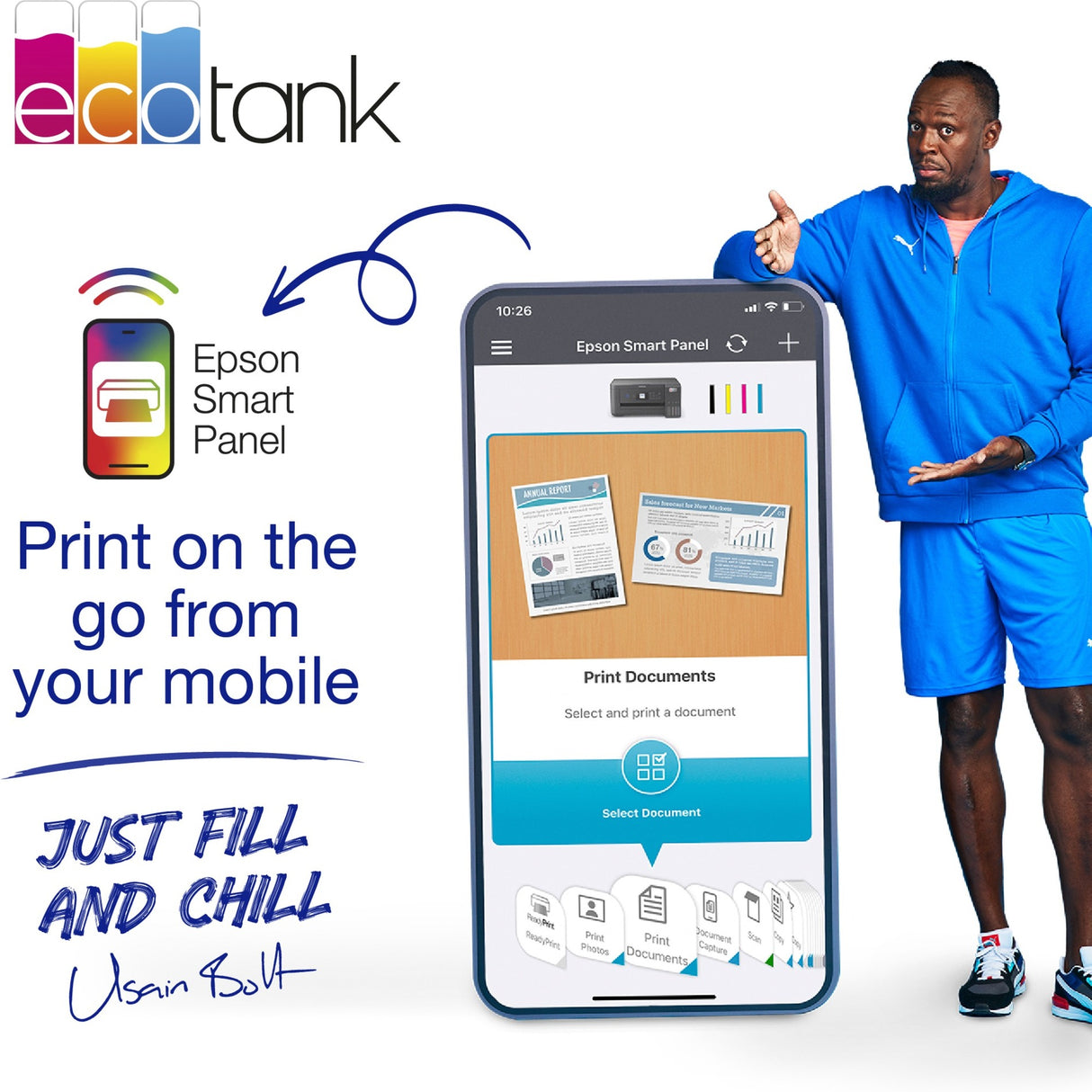 Epson Ecotank ET-3850 A4 Multifunctional Wi-Fi printer